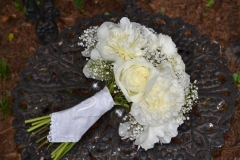 Elston Wedding bridal bouquets and personal floral with floral centerpieces and custom lace candles May 2014 at Autrey Mills clubhouse (21)