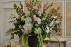 McKenzie Wedding Cherokee Country and Town wedding floral centerpieces (3)